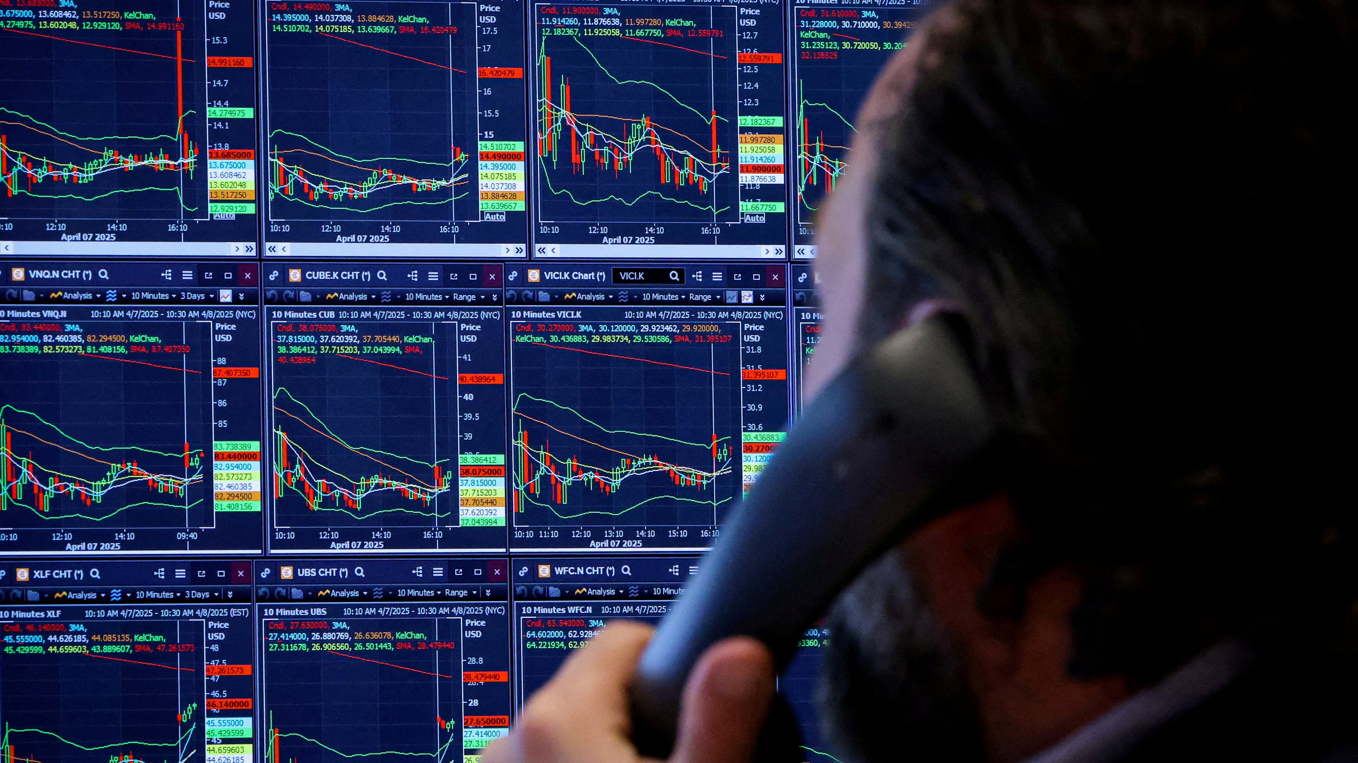 Operadores de la Bolsa de Nueva York.