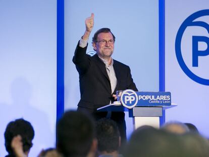 Mariano Rajoy en Salamanca la semana pasada. 