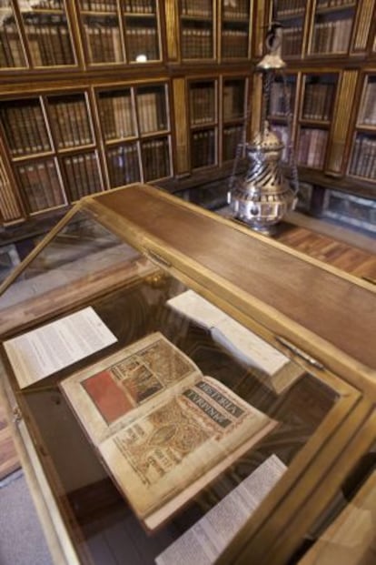 Sala Capitular de la Catedral de Santiago donde se presentará el Códice Calixtino tras su recuperación.