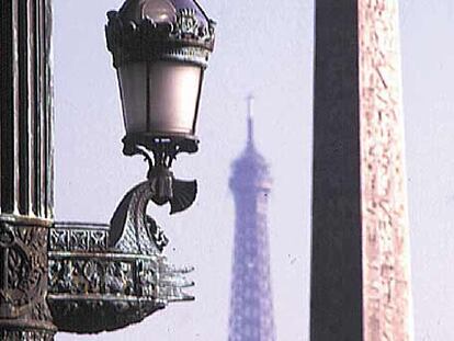 El obelisco en París.