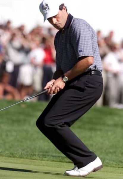 Jean Van de Velde, durante un torneo.