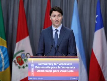 El primer ministro canadiense, Justin Trudeau, anuncia una partida de 53 millones de dólares y califica de  dictadura  el régimen de Nicolás Maduro