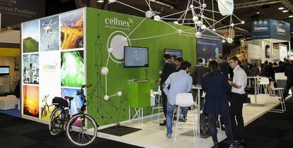 Stand de Cellnex en el BMWC.