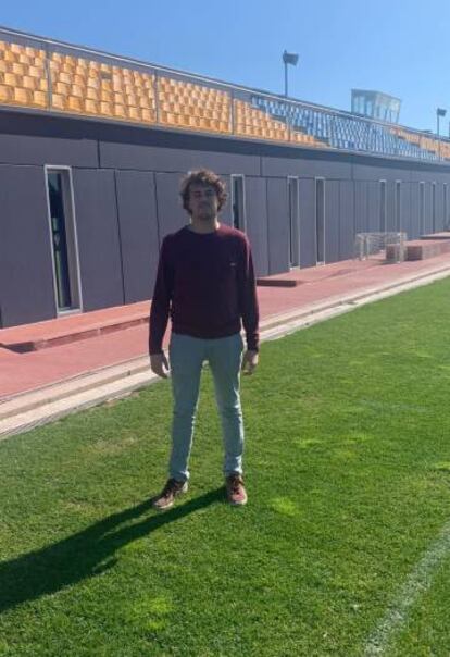 Jaime Lafuente en las instalaciones del Cádiz CF.