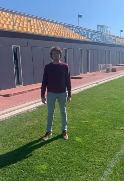 Jaime Lafuente en las instalaciones del Cádiz CF.