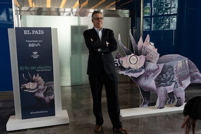 Carlos Serrano, Economista Jefe de BBVA México durante la V edición del Foro No Money.