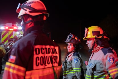 Bomberos incendios en Chile