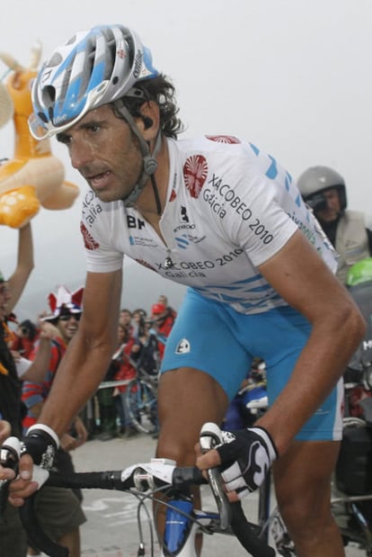 Ezequiel Mosquera, en la Vuelta de 2010.