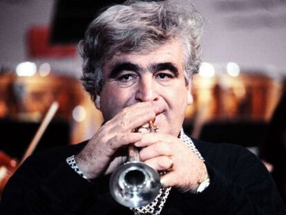 Fotografía tomada en Noviembre de 1980 en París del virtuoso de la trompeta Maurice André.