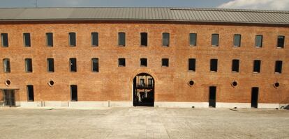 Patio del Centro Cultural Conde Duque de Madrid.