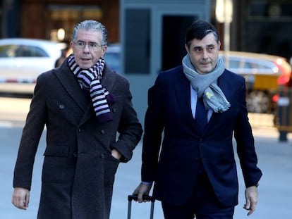 Francisco Granados con su abogado, Javier Vasallo en noviembre de 2017.