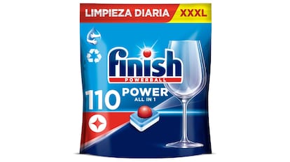 Pastillas para el lavavajillas de Finish.