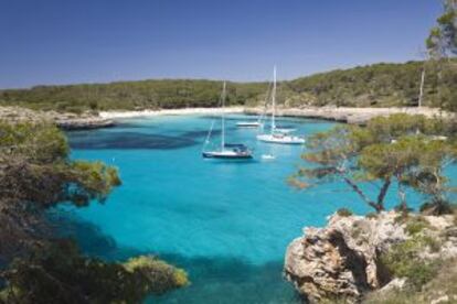 Cala de S’Amarador, en Santayí (Mallorca).