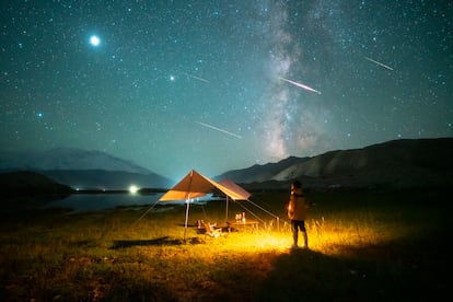 Perseidas lluvia estrellas México