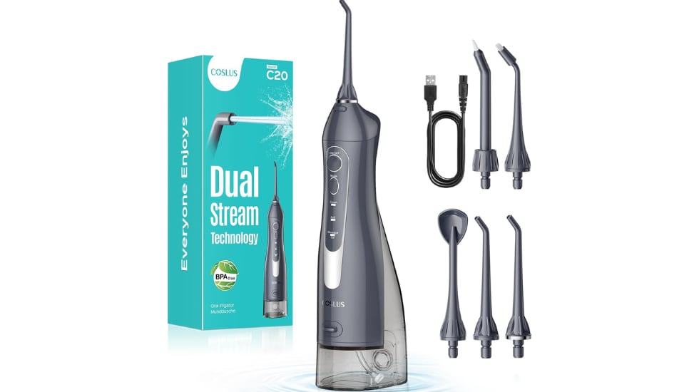 Irrigador bucal portátil Coslus.