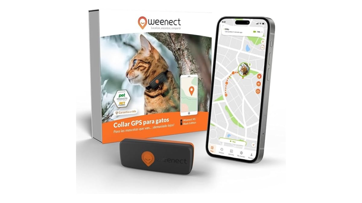 GPS para mascotas de Weenect.