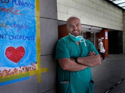 Javier Sotoca, en el Hospital de Terrassa.