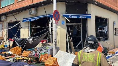 Explosión en el bar Casa Javi de Lo Pagán (San Pedro del Pinatar, Murcia).
