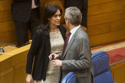 Prado junto al Vicepresidente de la Xunta