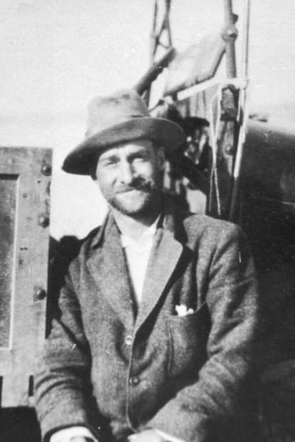 El explorador británico Ralph Bagnold, en 1929.