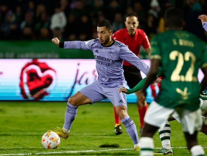 Eden Hazard, contra el Cacereño en Copa del Rey.