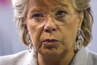 La comisaria europea de Justicia, Viviane Reding. EFE/Archivo