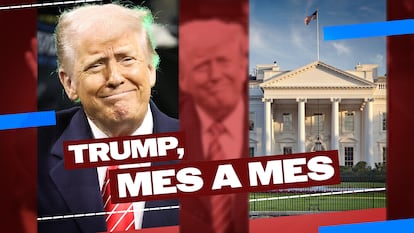 Trump, mes a mes