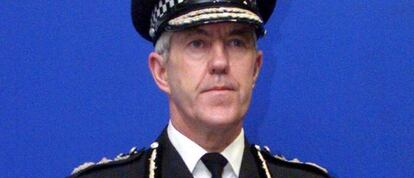 El comisionado de Scotland Yard, Sir Paul Condon.