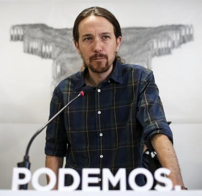 Pablo Iglesias, secretario general de Podemos