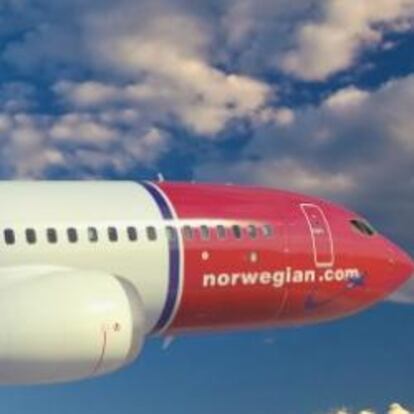 Avión de la compañía Norwegian