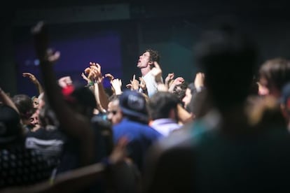 El públic del Sónar al concert de Skrillex.