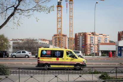 Una ambulancia del SUMMA en Madrid