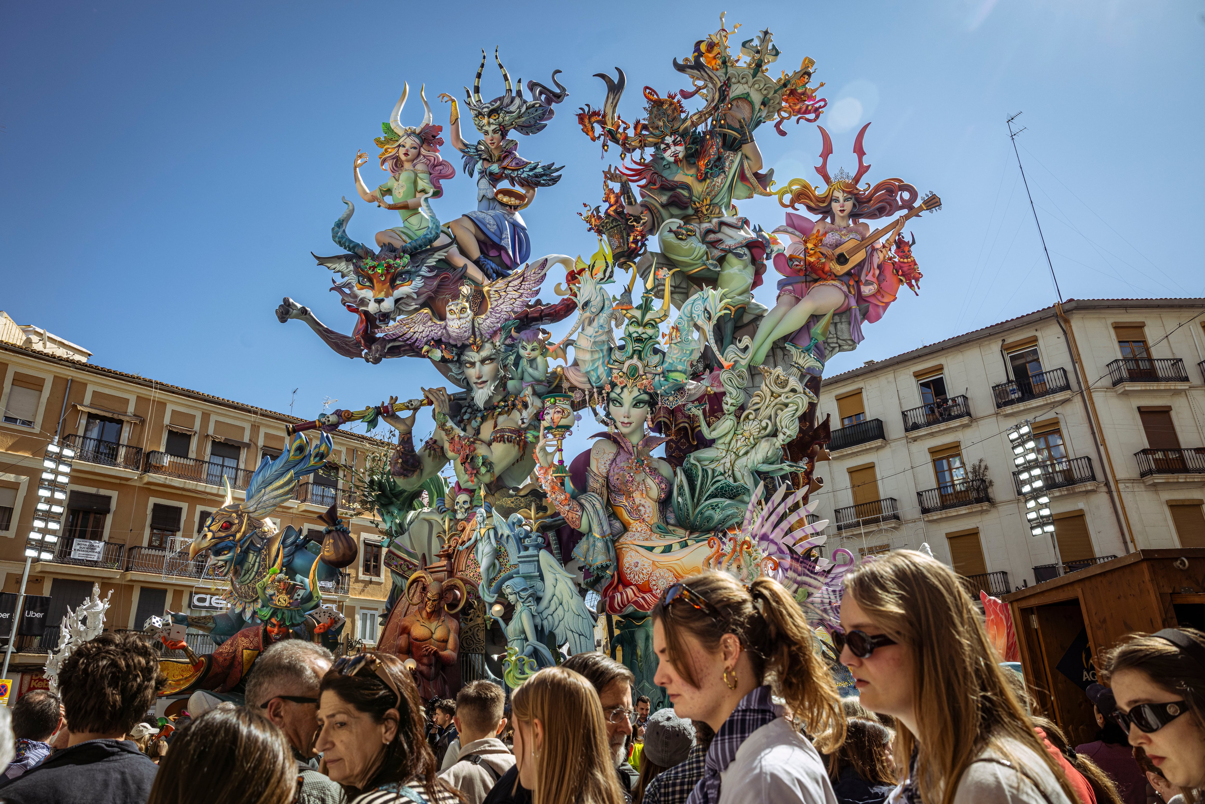 La falla de Convento Jerusalén-Matemático Marzal de 2026, que firma el artista David Sánchez Llongo y que lleva por título 'Redimonis'. 