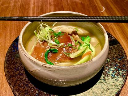 Ramen, en el restaurante Soy Kitchen. J. C. CAPEL