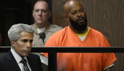 El rapero Suge Knight, en la corte de Compton en California.