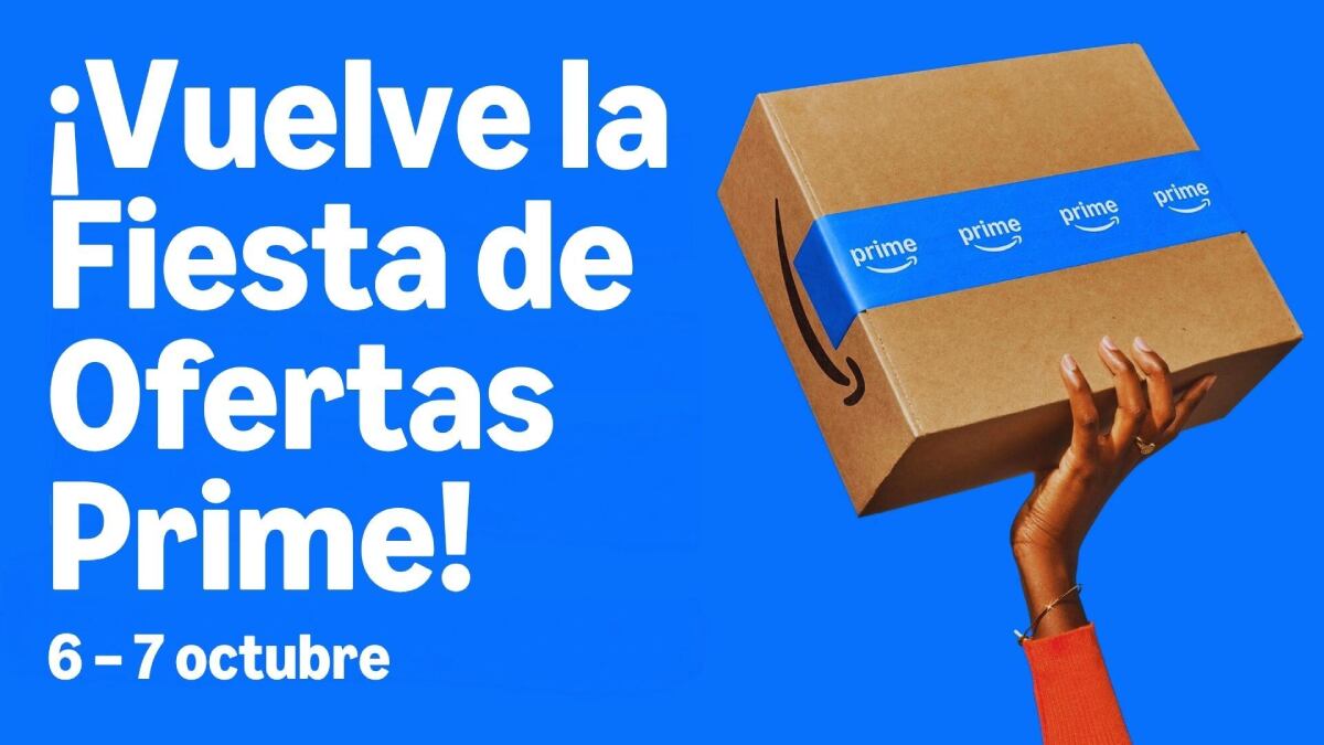 Vuelve la Fiesta de Ofertas Prime los días 6 y 7 de octubre.