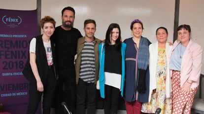 Sofía Gala, Rodrigo Santoro, Gael García, Antonella Costa, Ursula Pruneda, Carmiña Martínez y Karine Teles. 