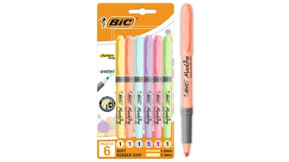Subrayadores pastel BIC