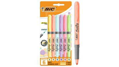 Subrayadores pastel BIC