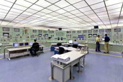 En la imagen, la sala de control de la central nuclear de Santa María de Garoña. EFE/Archivo