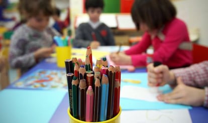 Niños del colegio Aldebarán de Tres Cantos (Madrid).