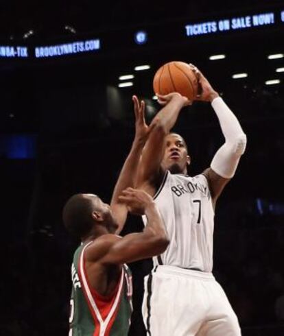 Joe Johnson durante el partido.