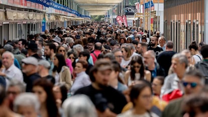 La Feria del Libro de Madrid durante el primer fin de semana.