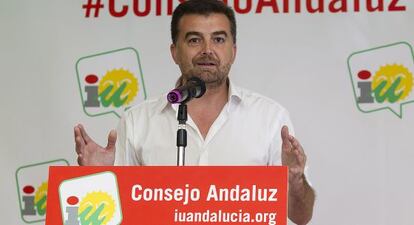 El coordinador regional de IU, Antonio Maíllo.