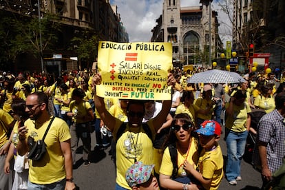 The unrest of teachers explodes in Catalonia, the Valencian Community, Madrid and Aragon: “We are saying enough is enough” | Education