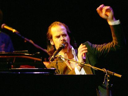 Nick Cave durante un concierto en Málaga