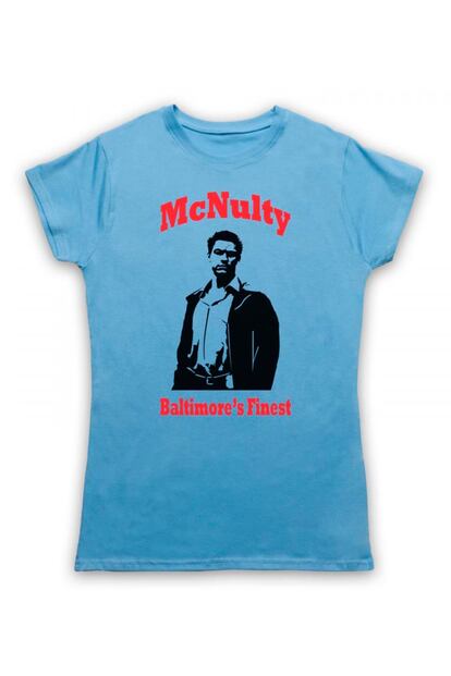Lo mejorcito de Baltimore: camiseta de Jimmy McNulty (The Wire), 19 euros. A la venta, aquí.