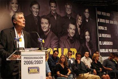 Daniel Anido, durante la presentación de la nueva temporada de la cadena SER.