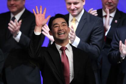 El líder del Partido Liberal alemán (FDP), Philipp Roesler, durante un acto en Stuttgart.