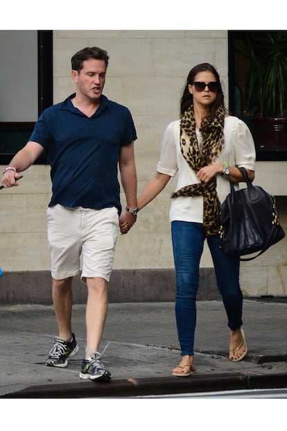 Aunque son pocas las instantáneas que existen de la pareja, es habitual verles paseando por las calles de Nueva York donde se conocieron hace casi dos años.